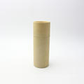 eco packaging paper jar kraft round paper cosmetic tube for lip balm deodorant lipstick PT-005Z